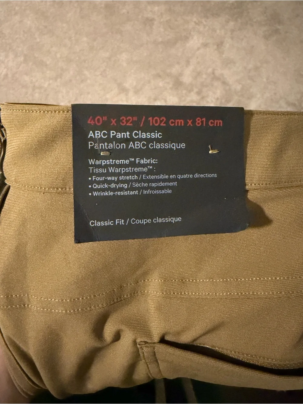 ABC Pant Classic Men’s 40W x 32L